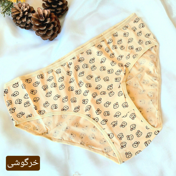 شورت زنانه نخی قواره دار طرح ترک برند ال کیم سایز دو ایکس 2X