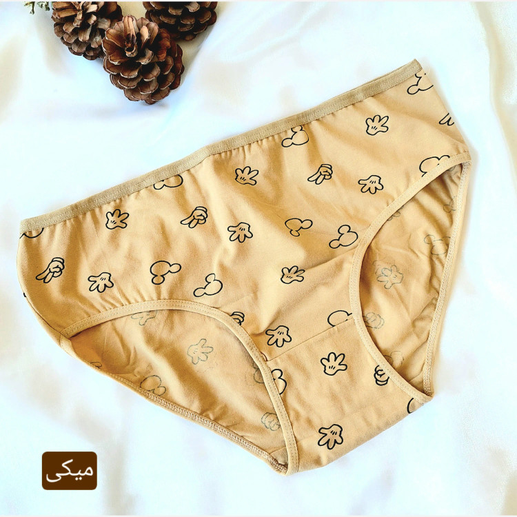 شورت زنانه نخی قواره دار طرح ترک برند ال کیم سایز دو ایکس 2X