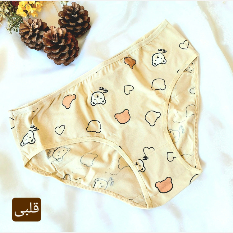 شورت زنانه نخی قواره دار طرح ترک برند ال کیم سایز دو ایکس 2X