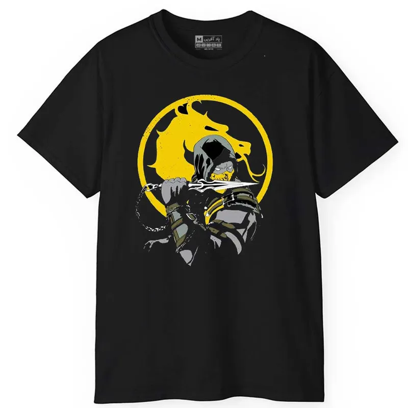تیشرت آستین کوتاه مردانه پاد آفرین مدل مورتال کمبات