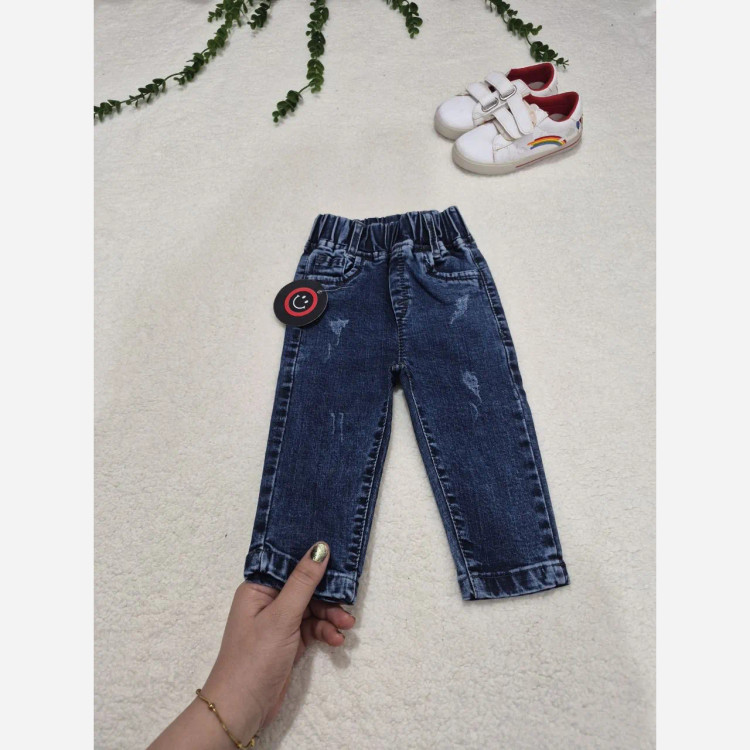 شلوار جین بچگانه دخترانه و پسرانه کشی