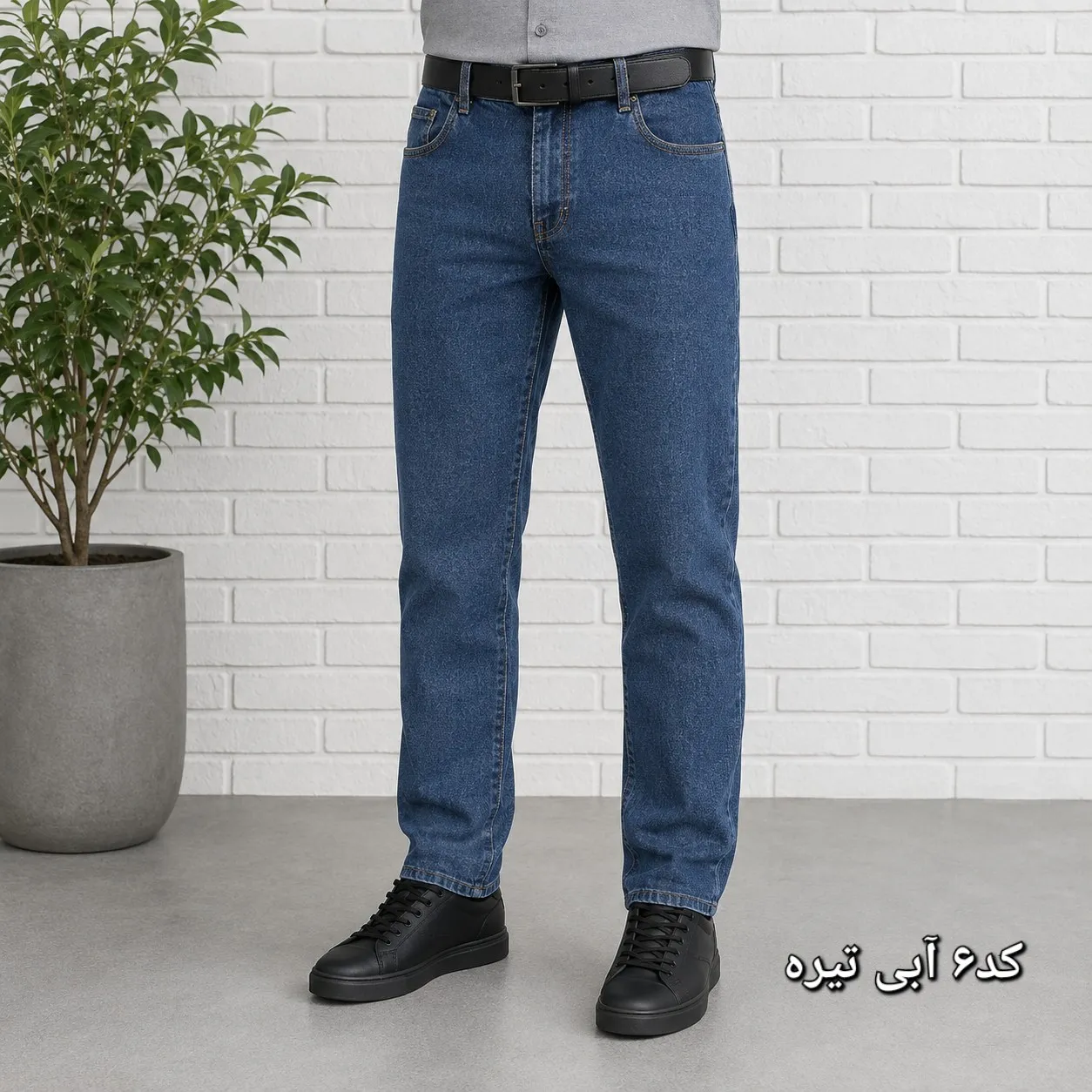 شلوار جین مردانه راسته پنبه کش سایز 40 تا 58 رنگی