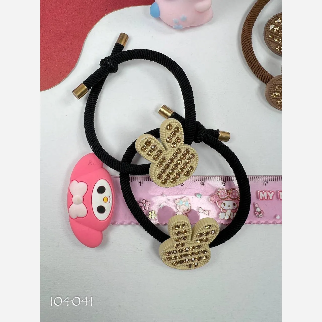 پک دو عددی کش مو دخترانه وارداتی طرحدار