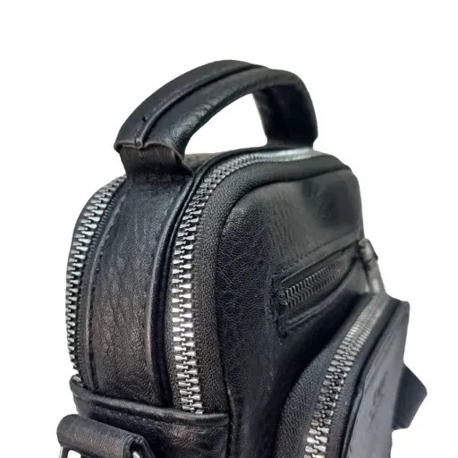 ست هدیه مردانه شامل کیف دوشی جیپ، کفش چرم مجلسی مدل بروژ و کمربند چرم