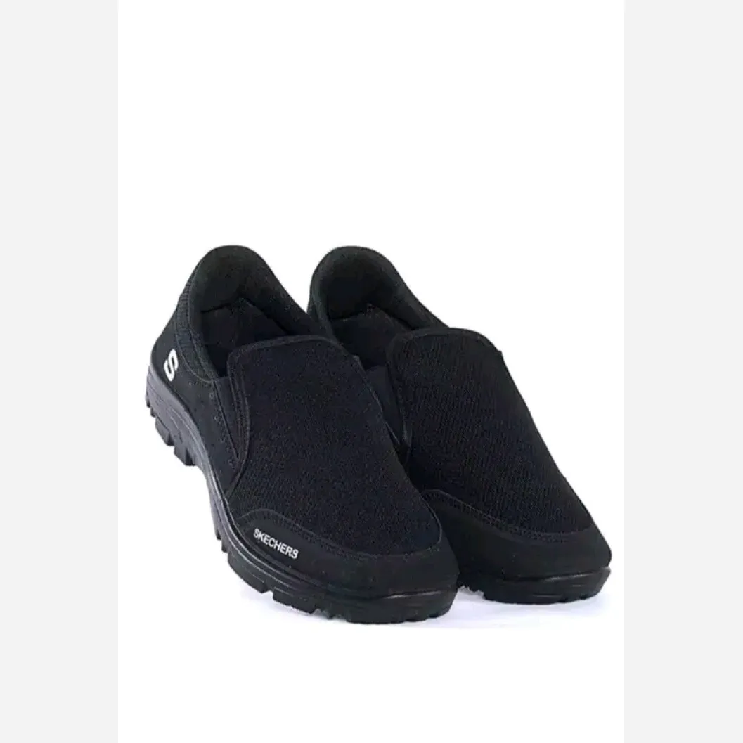 کفش طبی کتانی اسکیچرز مردانه و زنانه زیره پیوکاملا مشکی سایز 36 تا 45