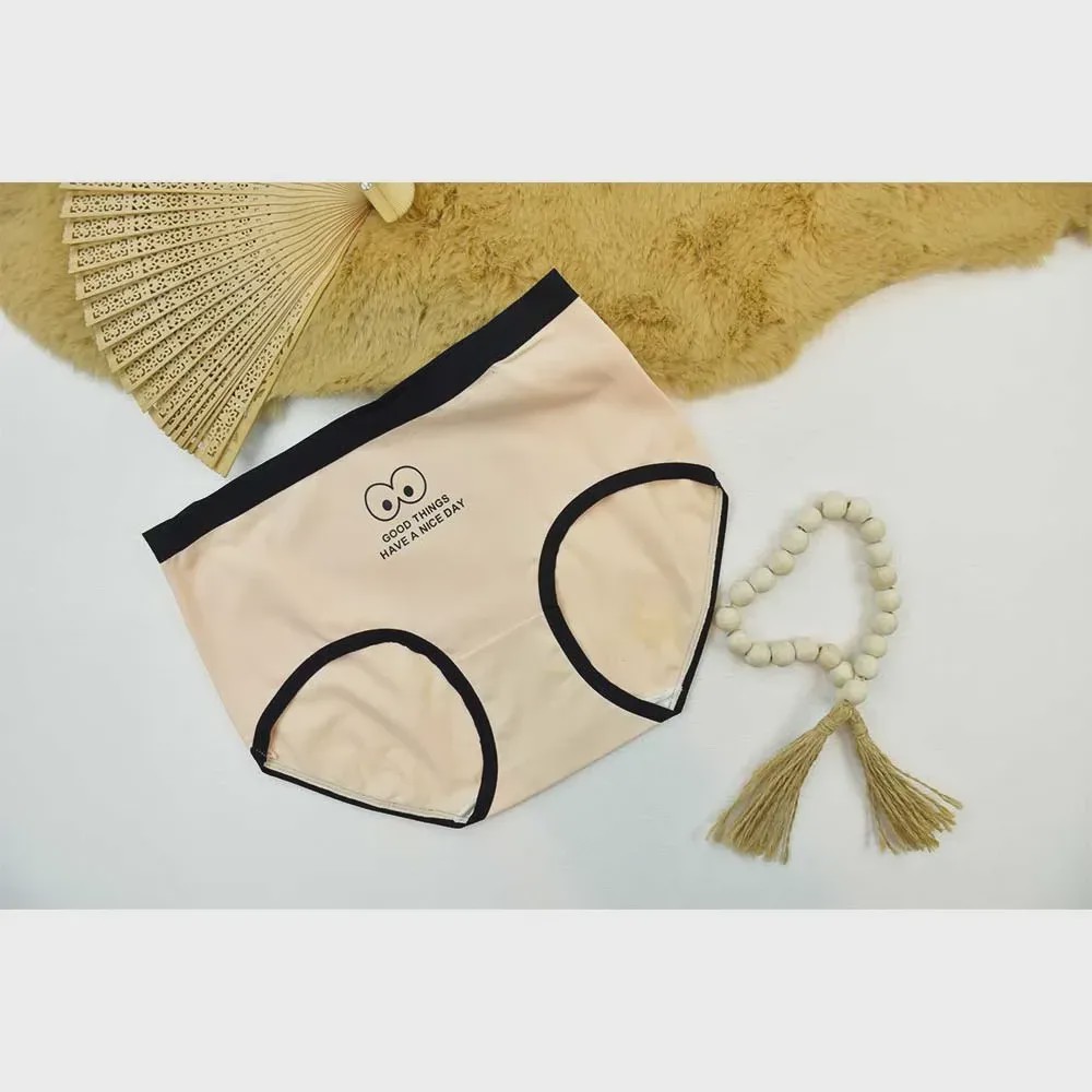 شورت زنانه نخی وارداتی طرح چشم کد 11568 سایز L