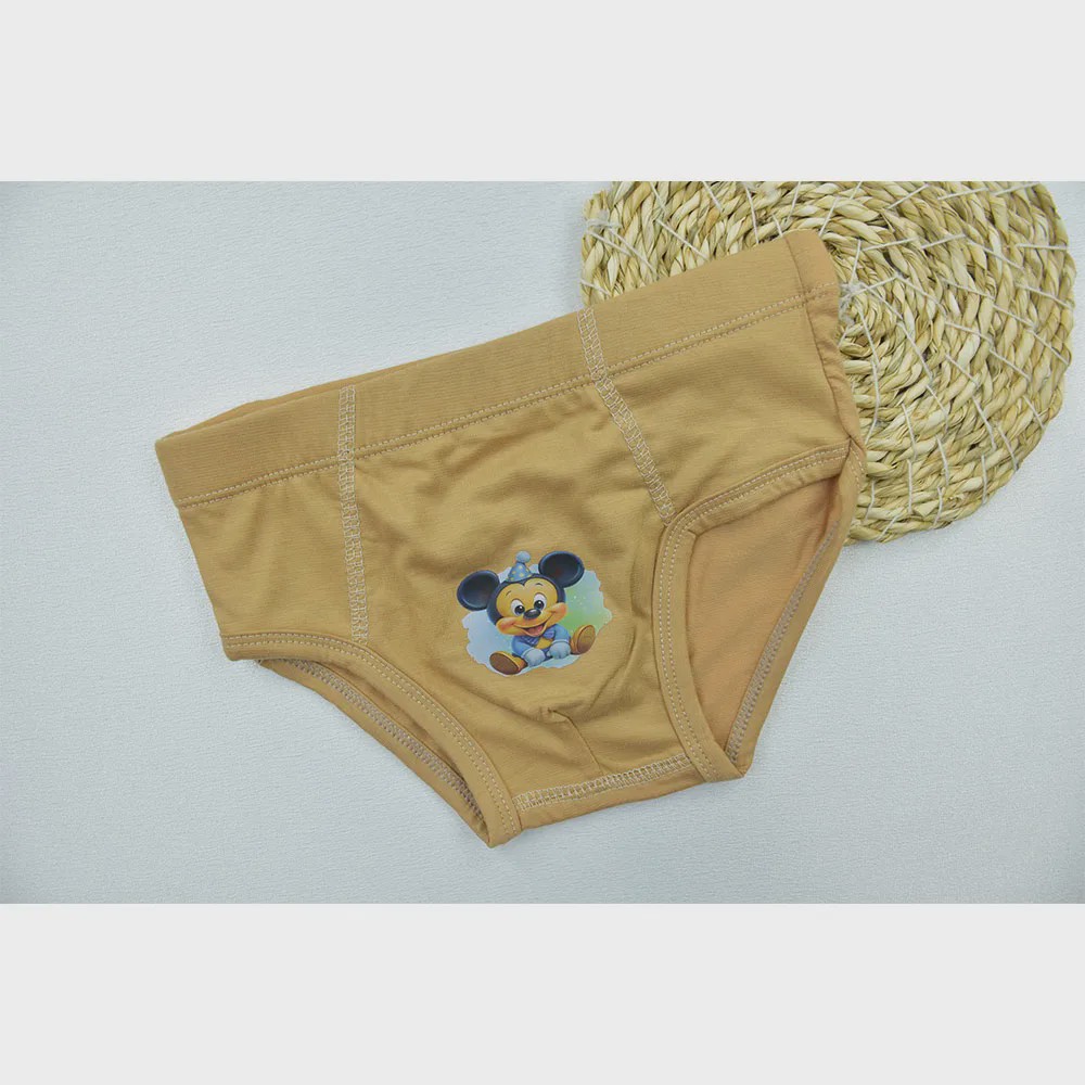 شورت اسلیپ پسرانه اسپان ساده سایز 5 تا 6 سال کمر کش