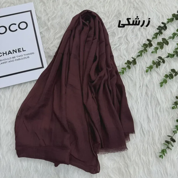 شال سوپرنخ وارداتی مشکی قواره 2000 در 98 سانتیمتر
