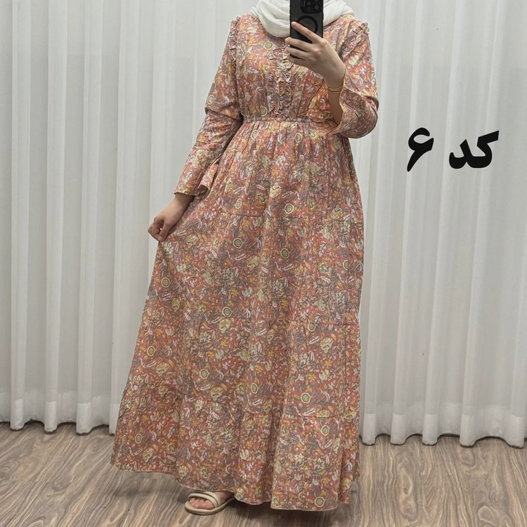 پیراهن ساحلی نخی آستین بلند فری سایز تا 48 کد 749 شسته شده بدون آبرفت و رنگ رفتگی چهارفصل تن خور شیک