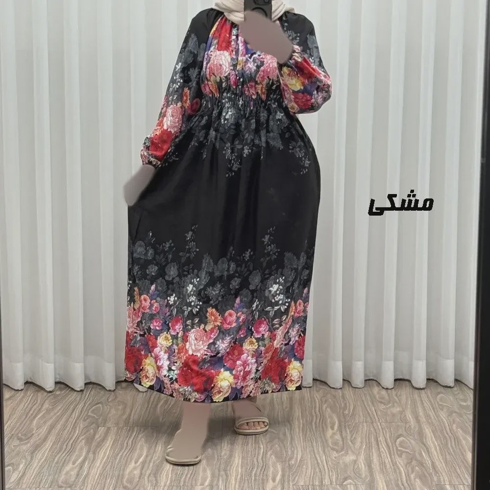 پیراهن ساحلی زنانه نخی فری سایز مناسب تا سایز 48