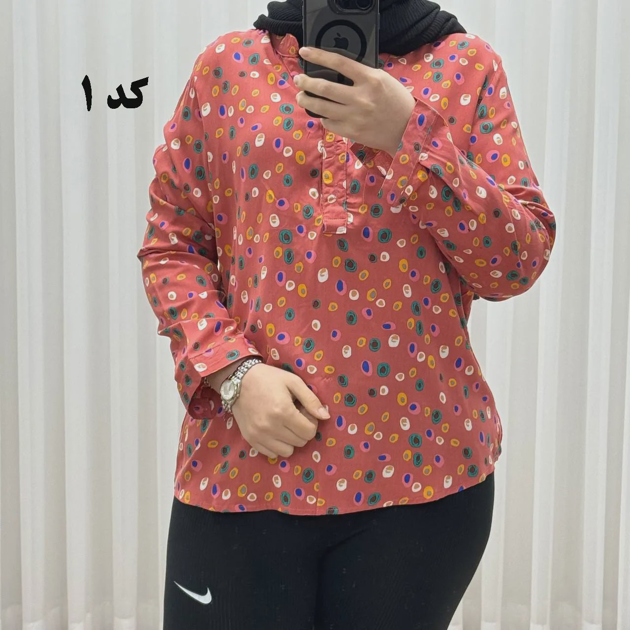 شومیز نخی وارداتی فری سایز تا سایز 50 تن خور شیک و راحت چهارفصل با دکمه جلو بدون سایه اندازی