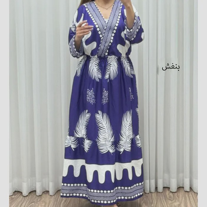 پیراهن ساحلی آیلین فلور بوگاتی فری سایز زنانه کد 1746 مناسب تا سایز 46