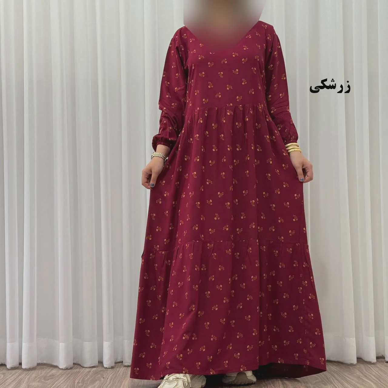 پیراهن ساحلی زنانه گلریز نخی فری سایز تا 48 آیدایی کمربند دار شیک و راحت چهارفصل