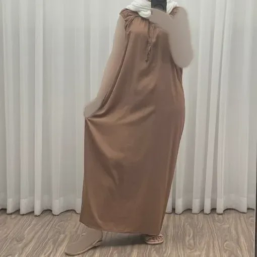 سارافون راحتی زنانه بلند نخی فری سایز مناسب تا سایز 54