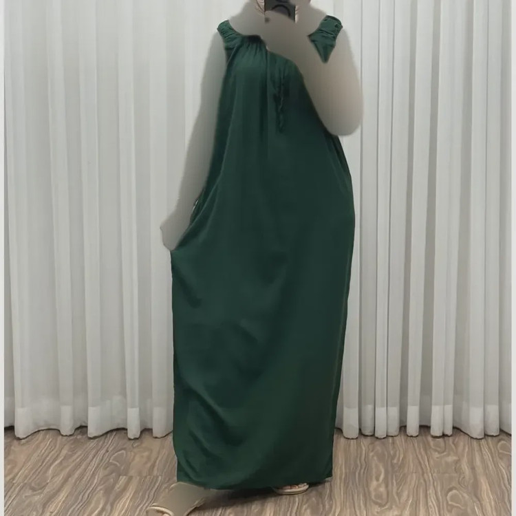 سارافون راحتی زنانه بلند نخی فری سایز مناسب تا سایز 54