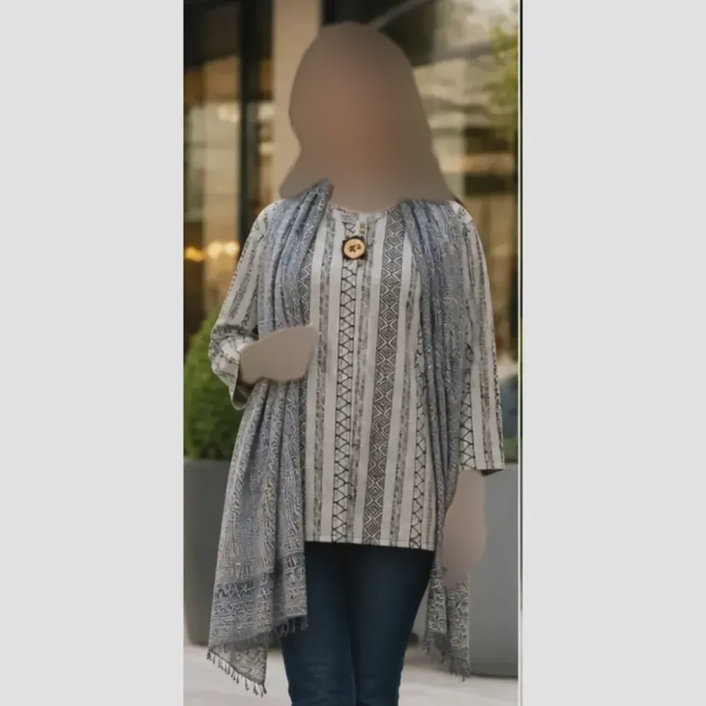 تونیک قواره دار سنتی تسلا