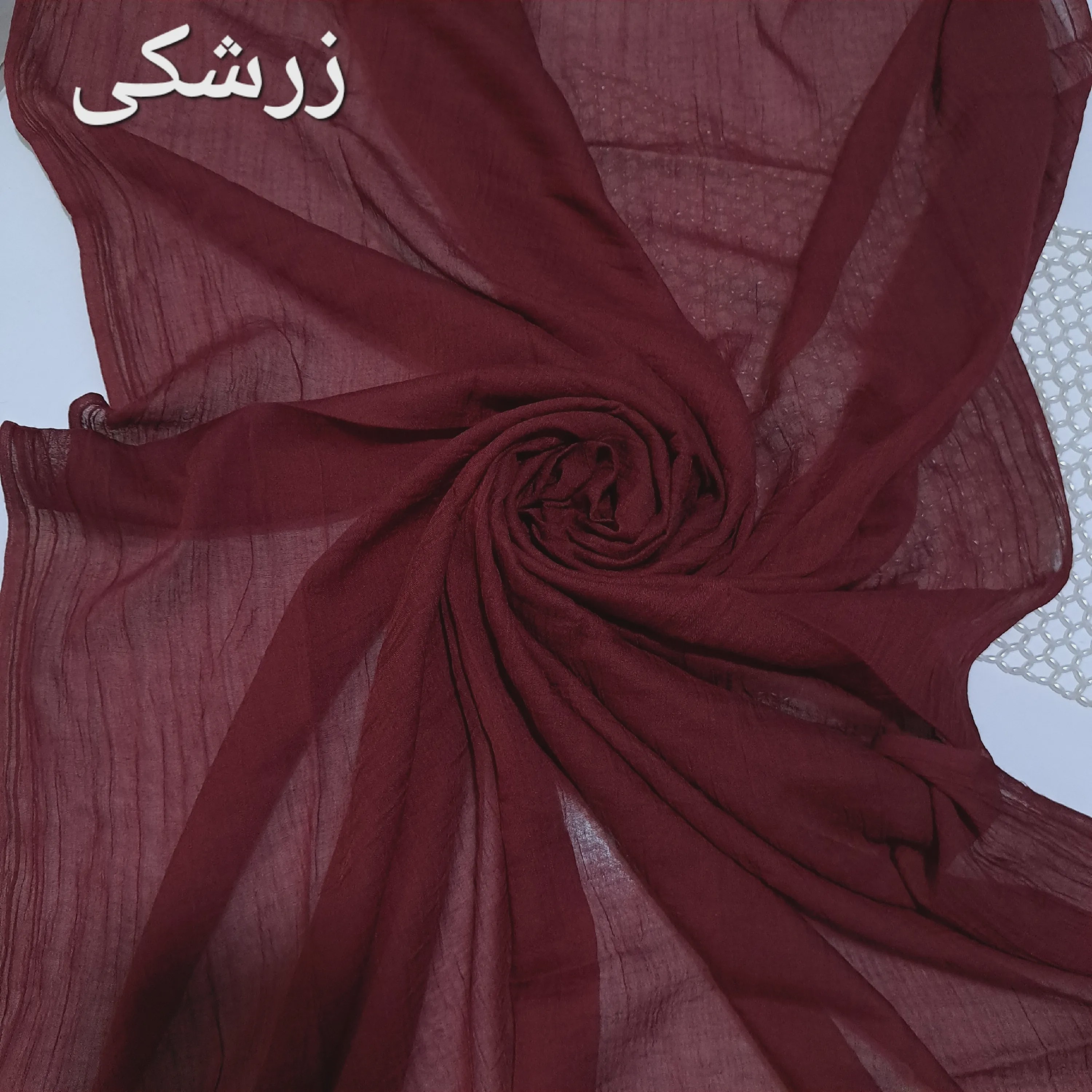 شال نخی سوپر نخ گیاهی ساده ابعاد 200 در 80 مناسب بهار و تابستان