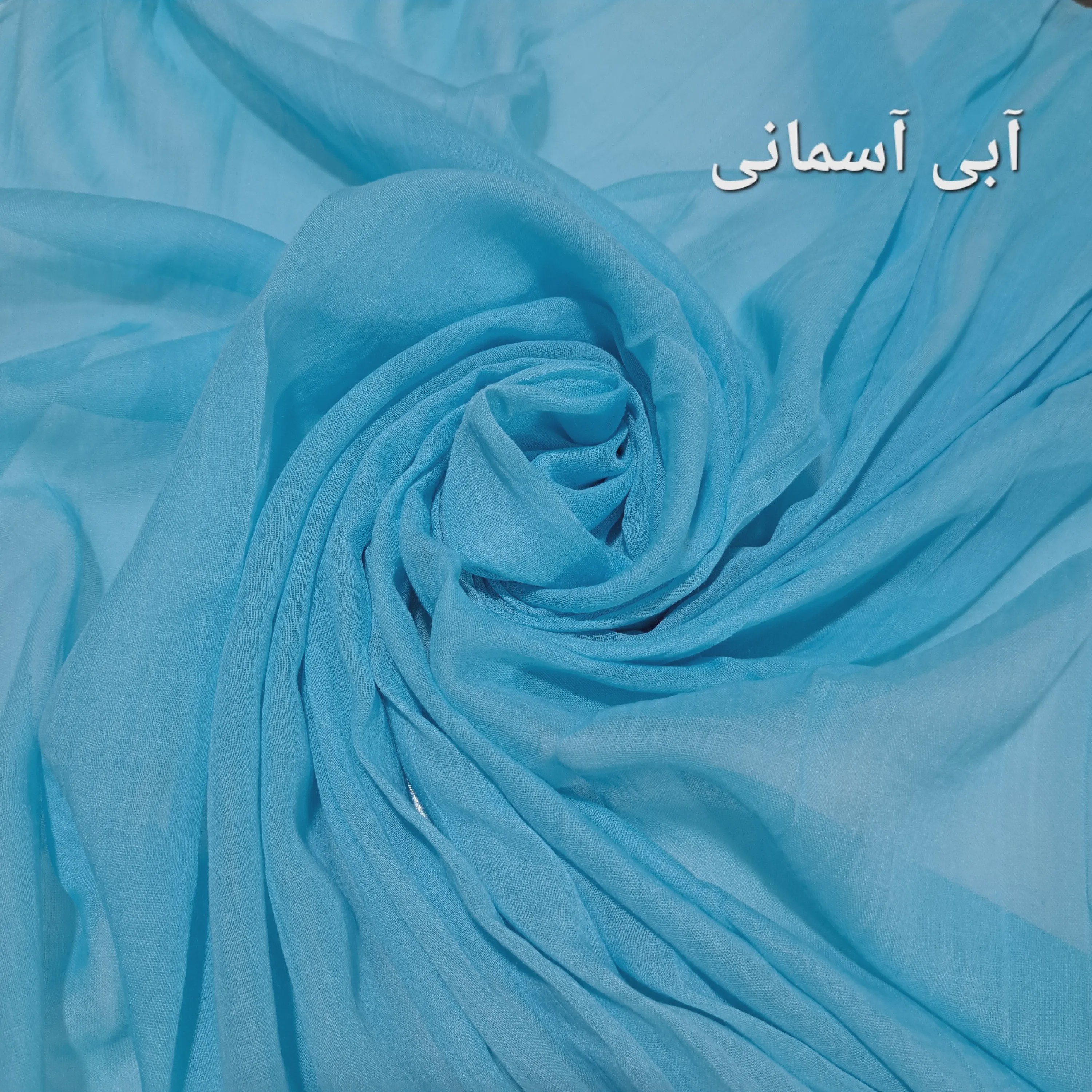 شال نخی سوپر نخ گیاهی ساده ابعاد 200 در 80 مناسب بهار و تابستان