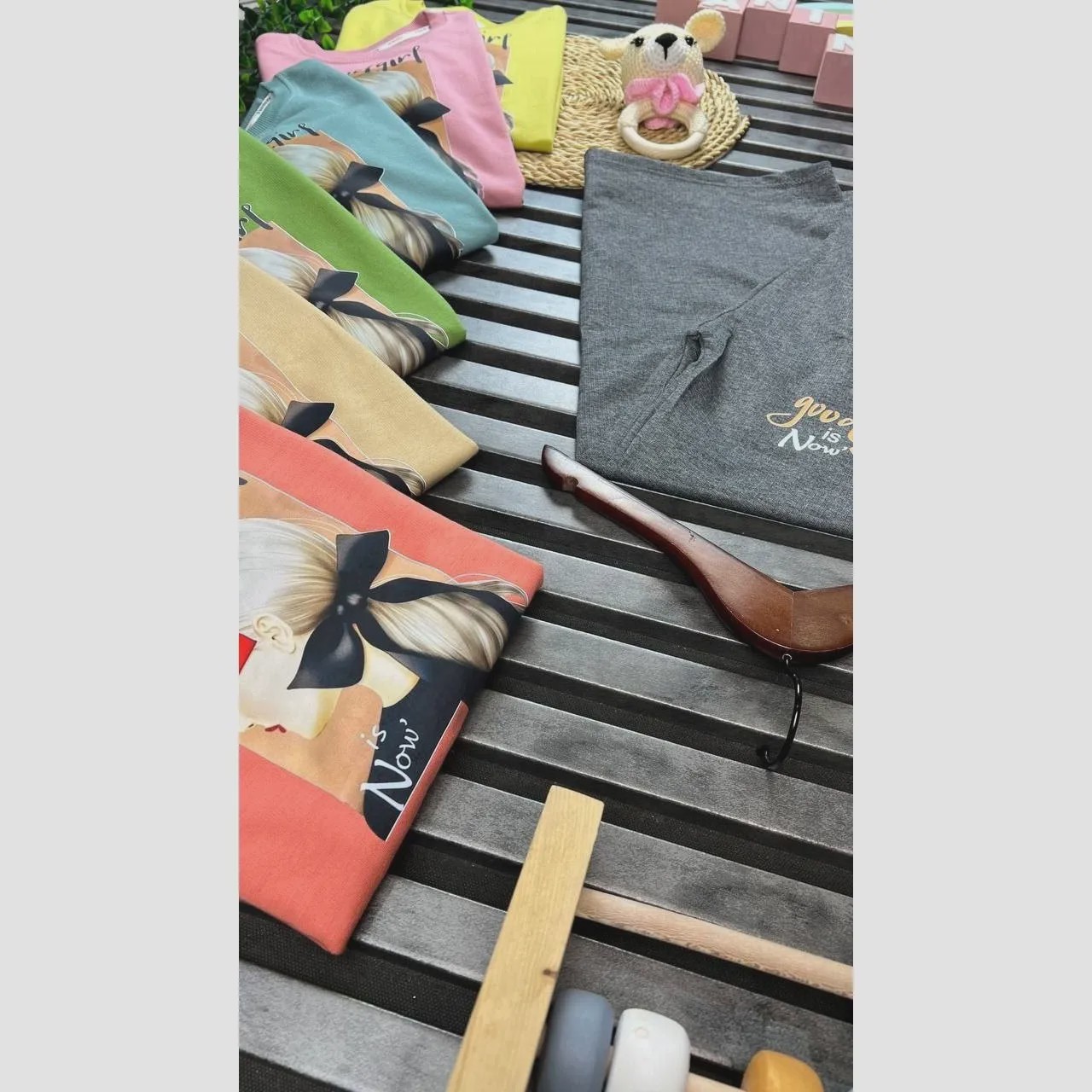 ست بلوز و شلوار بچگانه پنبه دورس مدل بگ سایز 40 و 45