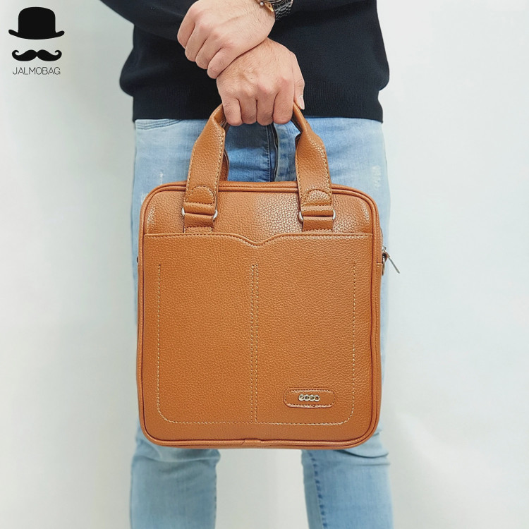 کیف اداری لپتاپی چرمی اِکو ایستاده دستی و دوشی