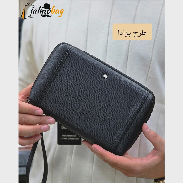 کیف دستی پاسپورتی مونت بلانک چرم وارداتی