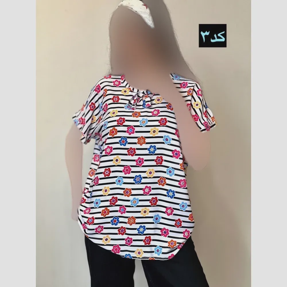 تیشرت نخی دلربا فری سایز زنانه خنک و لطیف