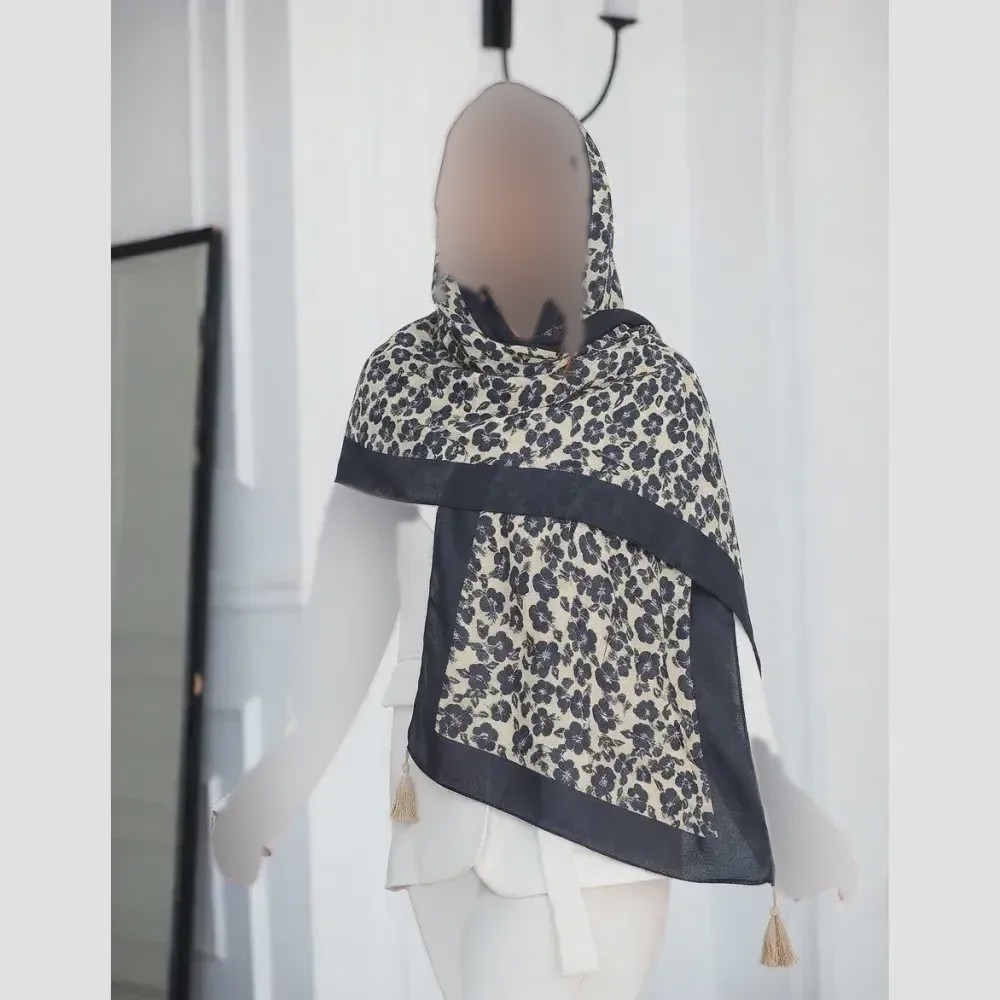 شال نخی اسپرت نرم و لطیف قواره 200 در 75 سانت
