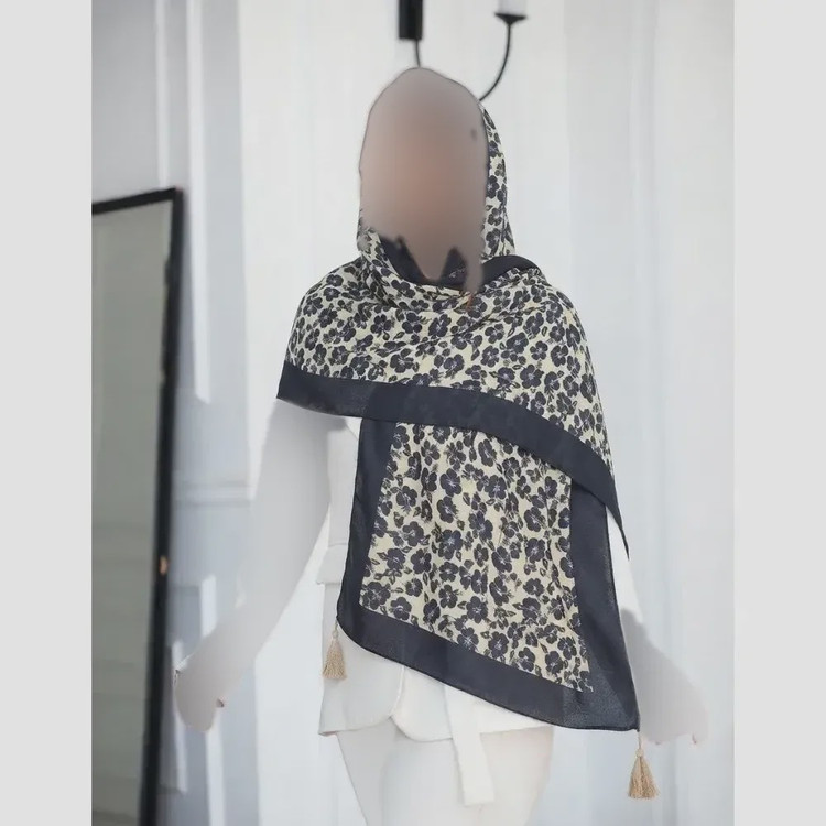 شال نخی اسپرت نرم و لطیف قواره 200 در 75 سانت