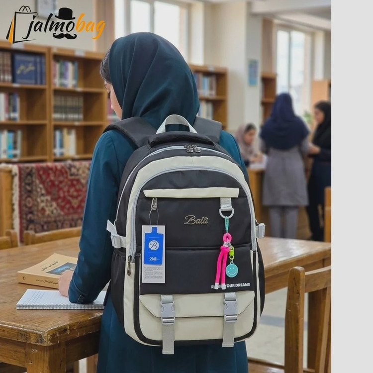 کوله پشتی اسپرت جادار ضدآب پارچه ریپس خارجی