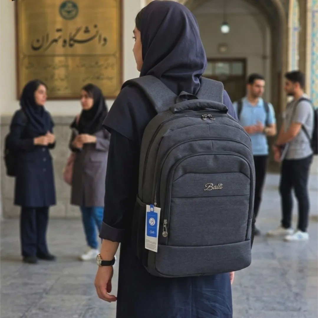 کوله پشتی ضدآب اسپرت مناسب دانشجویی و روزمره با پورت USB و جاکلپتپی