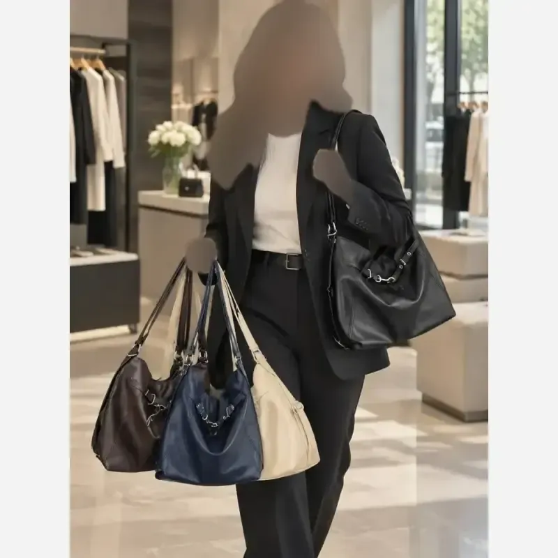 کیف دوکاره دستی و کوله پشتی زنانه مدل هازل جنس شرانگ وارداتی سایز 37 در 27 سانتیمتر