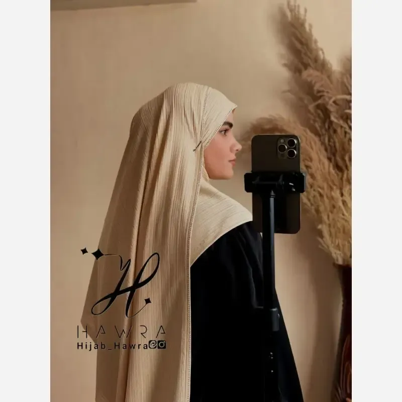 شال کشی کویتی نگین دار کریشه تریکو کش نوک مدادی ابعاد 75 در 200 سانتیمتر