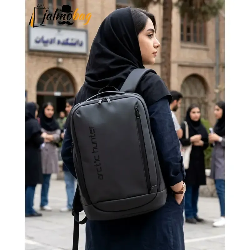 کوله پشتی دانشجویی آرکتیک هانتر ضد آب لپ تاپ دار USB دار