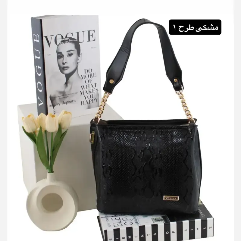 کیف زنانه چرم مصنوعی روزمره و مهمانی (3)