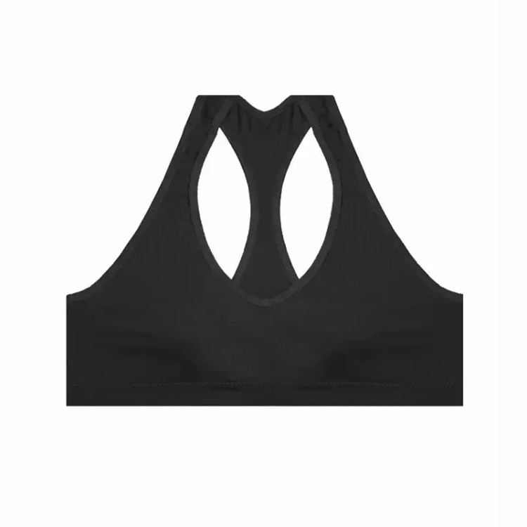 نیم تنه ورزشی نخی کاپ دار پشت قهرمانی زنانه و دخترانه فری سایز