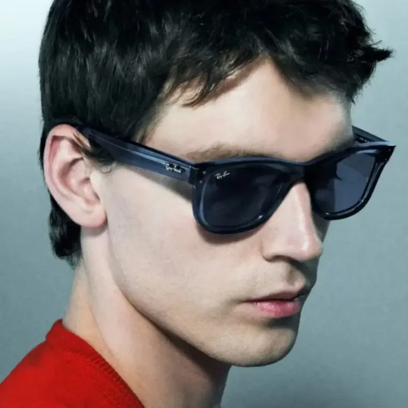 عینک آفتابی ری بن مدل ویفرر ریورس Ray-Ban RBR0502S با فریم کائوچویی و محافظت UV400