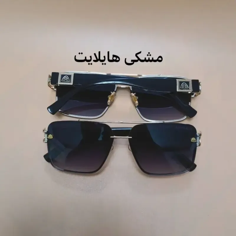 عینک مردانه میباخ آلمانی UV 400 لوکس ترکیب فلز و کائوچو مناسب صورت متوسط و بزرگ