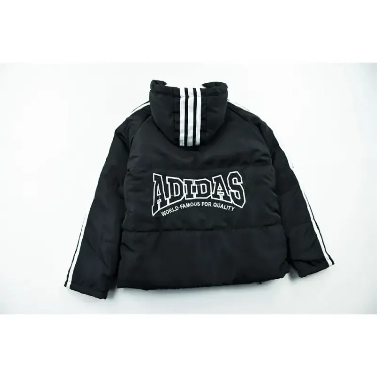 کاپشن پسرانه ADIDAS مشکی شمعی پاییزه و زمستانه