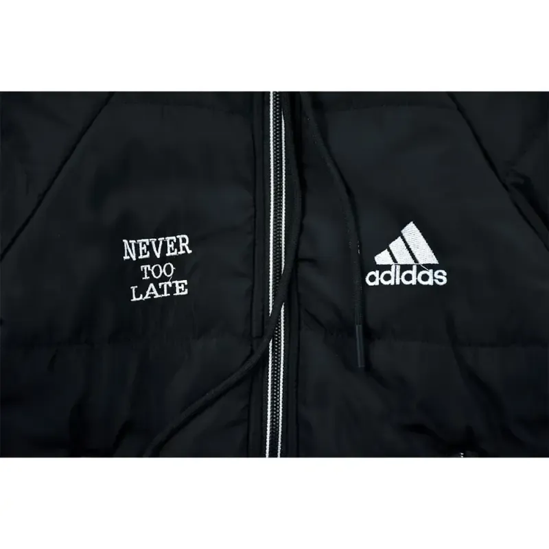 کاپشن پسرانه ADIDAS مشکی شمعی پاییزه و زمستانه