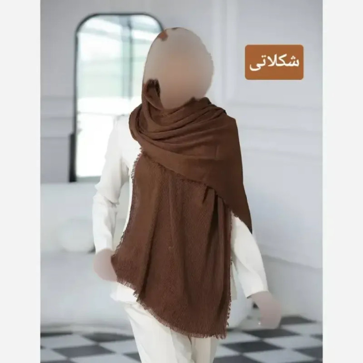 شال نخی برشکا تابستانی قواره 200 در 75 سانت