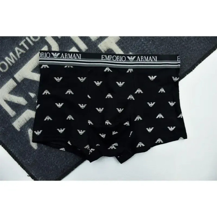 شورت نیم پا مردانه پنبه لاکرا طرح دار ARMANI کش اسپرت
