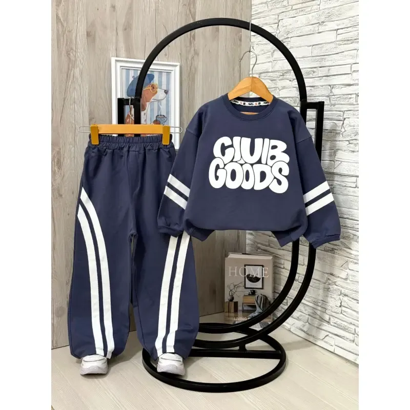 ست بلوز شلوار دورس پسرانه اسپرت گرم بالا سایز 50 تا 65