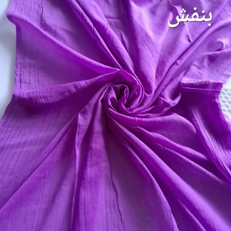 شال نخی سوپر نخ گیاهی ساده ابعاد 200 در 80 مناسب بهار و تابستان