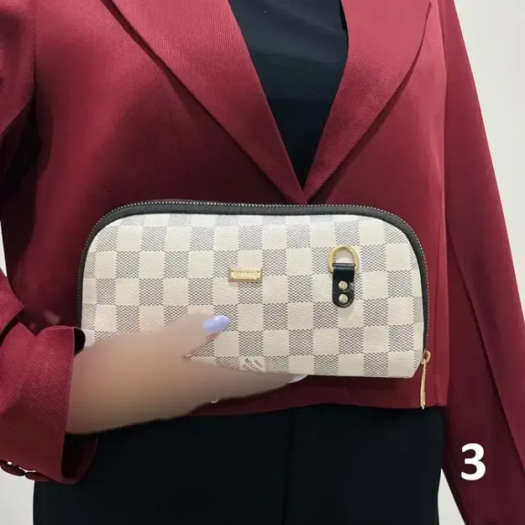 کیف دستی و دوشی زنانه طرح دار چرم صنعتی