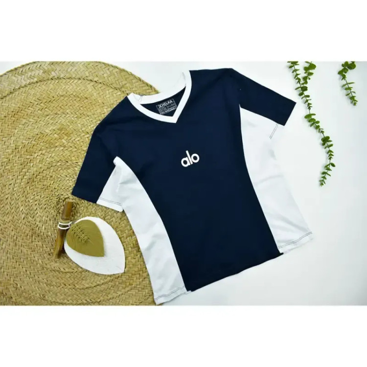 تیشرت اسپرت زنانه یقه گرد پنبه ای کد 11531