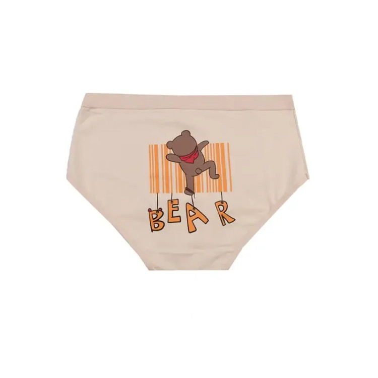 شورت اسلیپ زنانه نخی چاپی طرح خرس BEAR برند بانو سایز 2XL