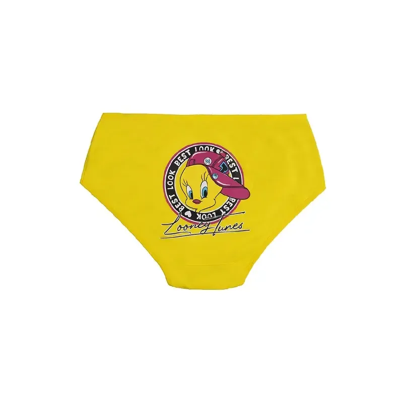 شورت زنانه اسلیپ پشت چاپی طرح توییتی سایز 2XL نخی بانو