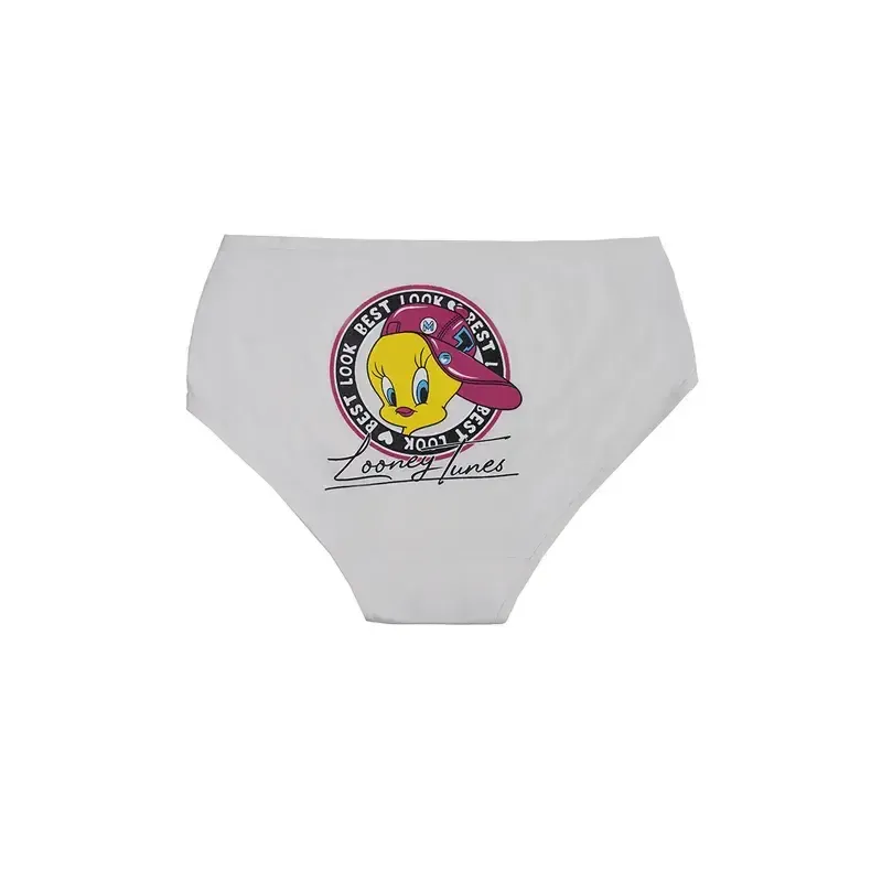 شورت زنانه اسلیپ پشت چاپی طرح توییتی سایز 2XL نخی بانو