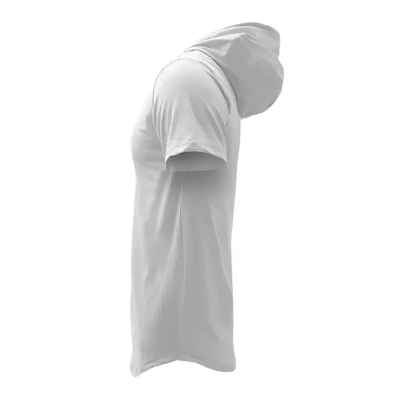 ست تی شرت و شلوار مردانه مدل nie پنبه یکرو نخ آستین کوتاه کلاه دار