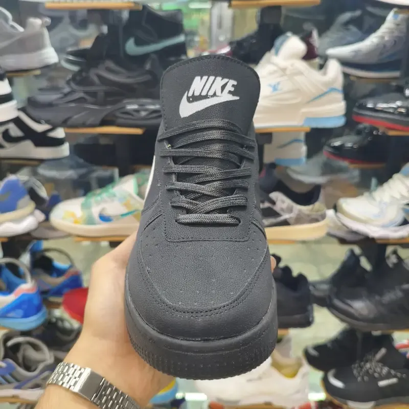 کتونی نایک ایرفورس 1 مردانه مشکی مدل Triple Black